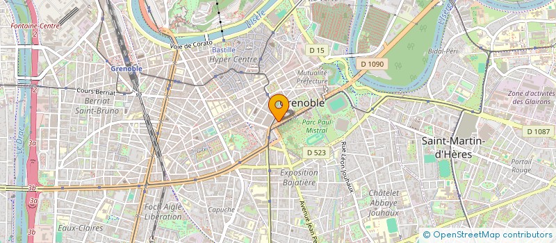 localisation de l'entreprise ASS DEVELOPP ENSEIGN DE INFORMATIQUE à GRENOBLE