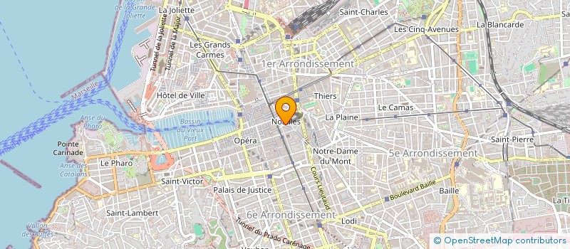 localisation de l'entreprise ASS DEVELOPP FORMATION INFORMATIQUE MLE à MARSEILLE
