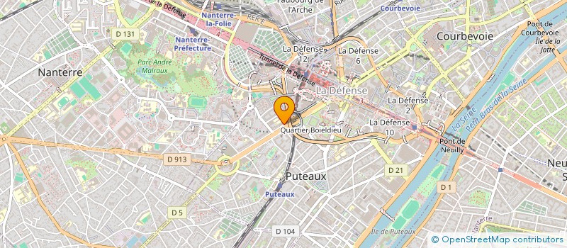 localisation de l'entreprise ASS DEVELOPP RETRAITE COMPLEMENTAIRE à COURBEVOIE