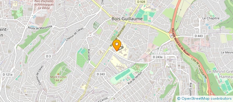 localisation de l'entreprise ASS DEVELOPPE REIN ARTIFICIEL NORMAND à BOIS-GUILLAUME