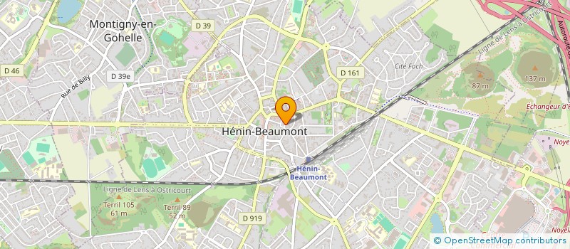 localisation de l'entreprise ASS DEVELOPPE SOCIAL & DE LA FORMATION à HENIN-BEAUMONT