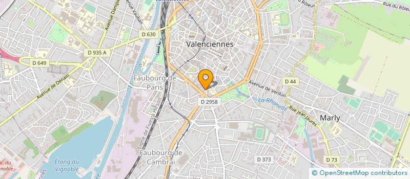 localisation de l'entreprise ASS DEVELOPPEM AGRICOLE ARRONDIS VALENC  VALENCIENNES