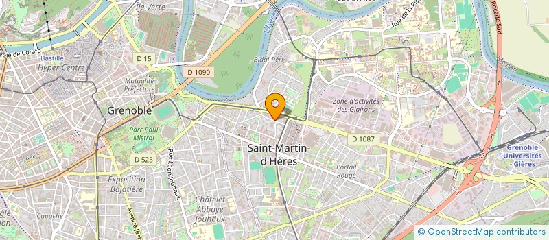 localisation de l'entreprise ASS DEVELOPPEM EMPLOI ST MARTIN D HERES à SAINT-MARTIN-D'HERES