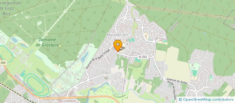 localisation de l'entreprise ASS DEVELOPPEM EQUITATION VAL DE MARNE  MAROLLES-EN-BRIE
