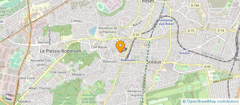 localisation de l'entreprise ASS DEVELOPPEM RECHERCHE BIORADICALAIRE à CHATENAY-MALABRY