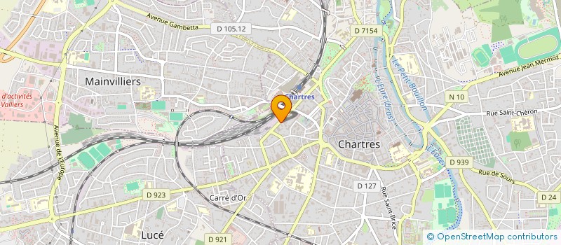 localisation de l'entreprise ASS DEVELOPPEME EMPLOI INDUSTRI HOTELIER à CHARTRES