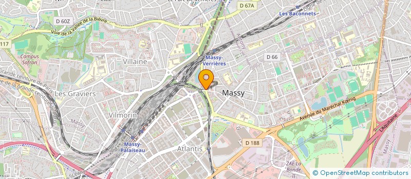 localisation de l'entreprise ASS DEVELOPPEMENENT AMENAGEMENT GESTION à MASSY