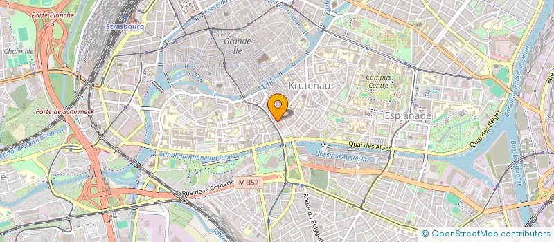 localisation de l'entreprise ASS DEVELOPPEMENT ALIMENTATION NATURELLE à STRASBOURG