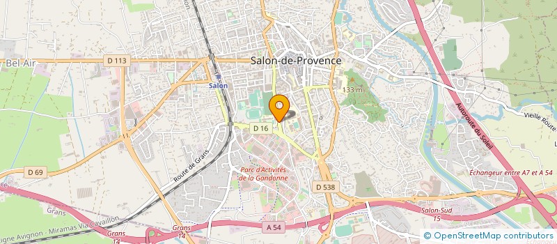 localisation de l'entreprise ASS DEVELOPPEMENT ATHLETISME HAUT NIVEAU à SALON-DE-PROVENCE
