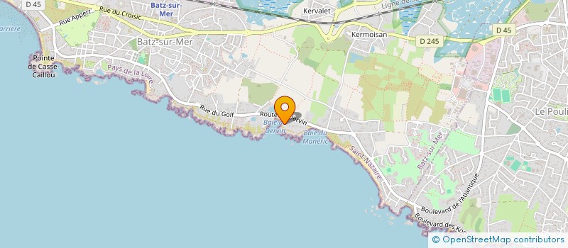 localisation de l'entreprise ASS DEVELOPPEMENT CROISIERE A VALENTIN  BATZ-SUR-MER