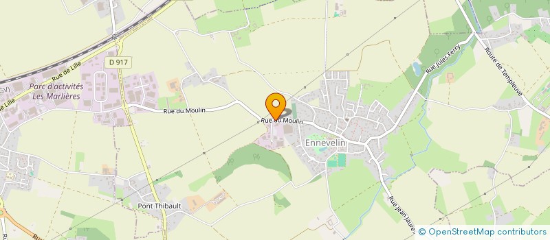 localisation de l'entreprise ASS DEVELOPPEMENT DE LA FONDATION NORSYS  ENNEVELIN