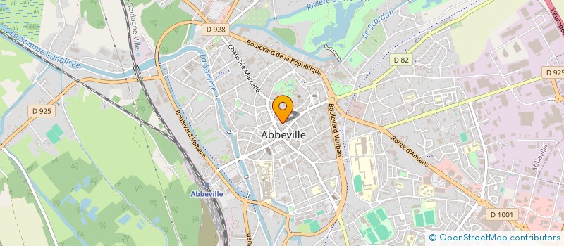 localisation de l'entreprise ASS DEVELOPPEMENT DES 4 VALLEES à ABBEVILLE