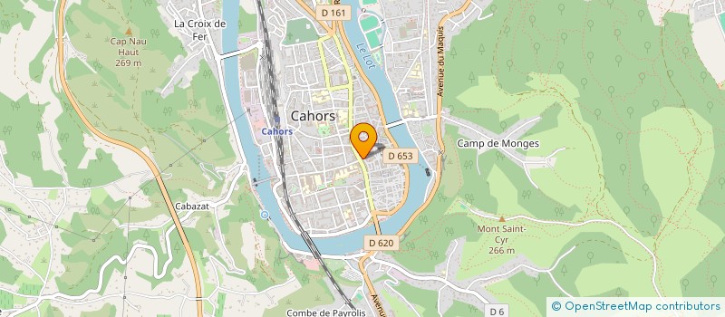 localisation de l'entreprise ASS DEVELOPPEMENT DES ARTS ET DU SPECTACLE  CAHORS