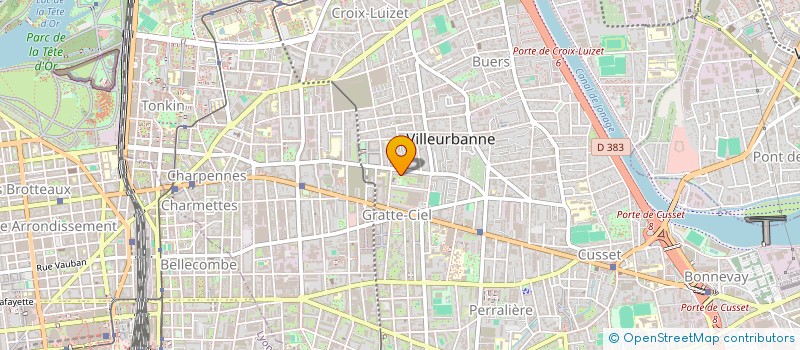 localisation de l'entreprise ASS DEVELOPPEMENT DES ARTS MARTIAUX à VILLEURBANNE