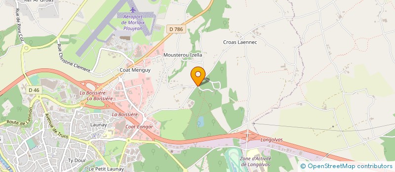 localisation de l'entreprise ASS DEVELOPPEMENT ECONOMIE SOCIALE  ET SOLIDAIRE PAYS DE MORLAIX à MORLAIX