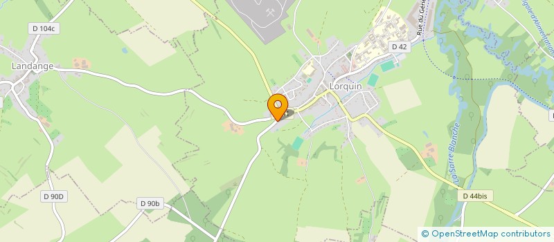 localisation de l'entreprise ASS DEVELOPPEMENT ECONOMIQUE LOCAL  LORQUIN