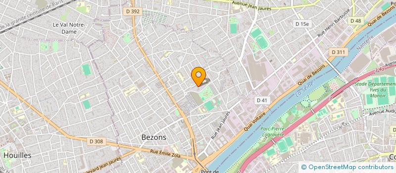 localisation de l'entreprise ASS DEVELOPPEMENT EDUCATIF URBAIN à BEZONS