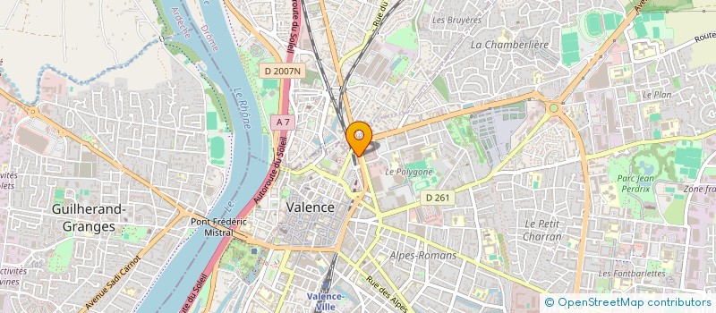 localisation de l'entreprise ASS DEVELOPPEMENT EDUCATION LAIQUE à VALENCE