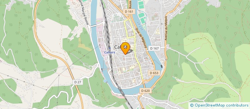 localisation de l'entreprise ASS DEVELOPPEMENT ENSEIGNEMENT RELIGIEUX  CAHORS