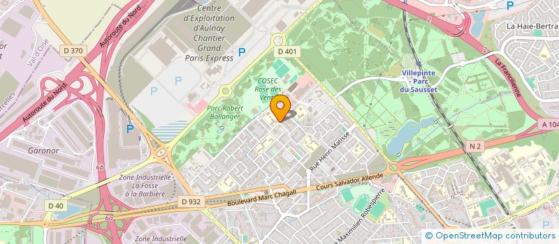localisation de l'entreprise ASS DEVELOPPEMENT ENTRAIDE LUTTE CONTRE EXCLUSION CERCLE DE GAO FEREHANDIKA-GAO à AULNAY-SOUS-BOIS