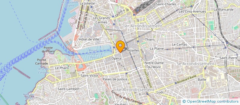 localisation de l'entreprise ASS DEVELOPPEMENT ENTREPRISES BDR à MARSEILLE