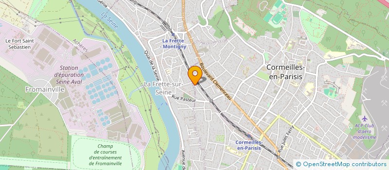 localisation de l'entreprise ASS DEVELOPPEMENT ETUDE FORMATION ACTIVE à CORMEILLES-EN-PARISIS