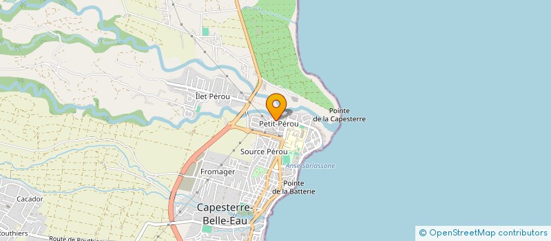 localisation de l'entreprise ASS DEVELOPPEMENT FORMATION ET INSERTION à CAPESTERRE-BELLE-EAU