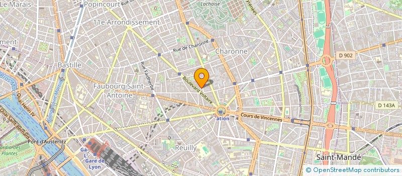 localisation de l'entreprise ASS DEVELOPPEMENT FORMATION INTERNATIONA  PARIS