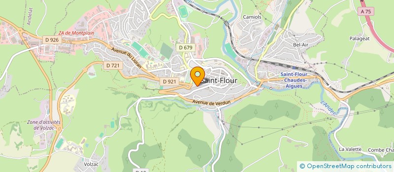 localisation de l'entreprise ASS DEVELOPPEMENT HAUTE AUVERGNE à SAINT-FLOUR