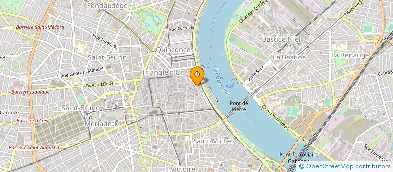 localisation de l'entreprise ASS DEVELOPPEMENT INDUSTRIE CHIMIQUE S O à BORDEAUX