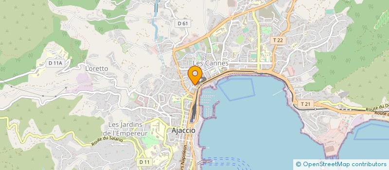 localisation de l'entreprise ASS DEVELOPPEMENT INFORMAT REGION CORSE à AJACCIO