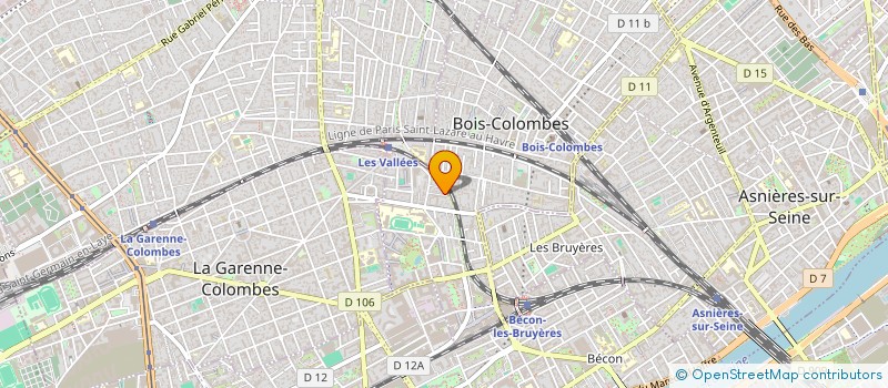 localisation de l'entreprise ASS DEVELOPPEMENT L ART EN ENTREPRISES à BOIS-COLOMBES