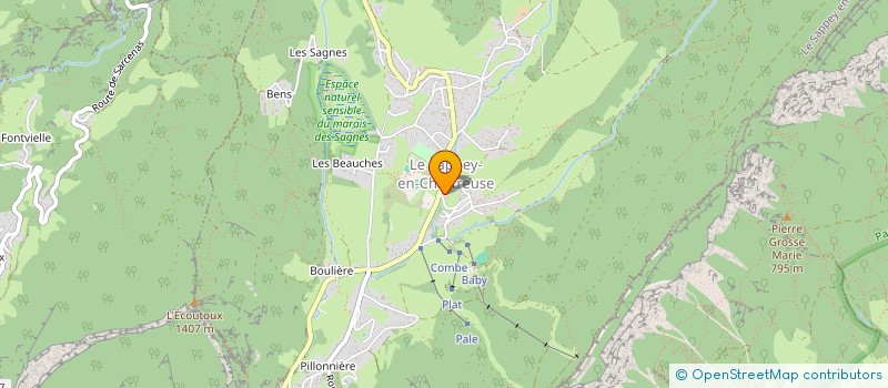 localisation de l'entreprise ASS DEVELOPPEMENT  MANIF CULTUR  LE SAPPEY-EN-CHARTREUSE