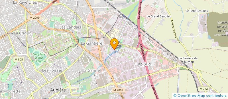 localisation de l'entreprise ASS DEVELOPPEMENT MOYENS INFORMATIQUES  CLERMONT-FERRAND