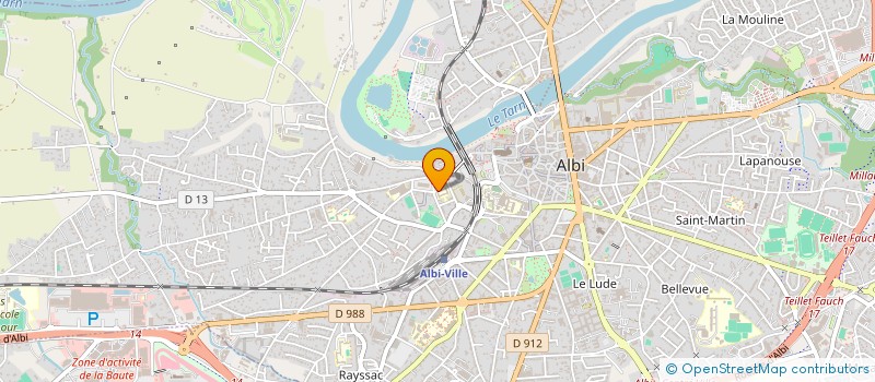 localisation de l'entreprise ASS DEVELOPPEMENT PAR LA FORMATION à ALBI