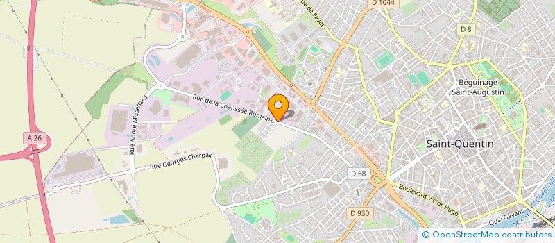 localisation de l'entreprise ASS DEVELOPPEMENT PROMO METIERS DE VENTE à SAINT-QUENTIN