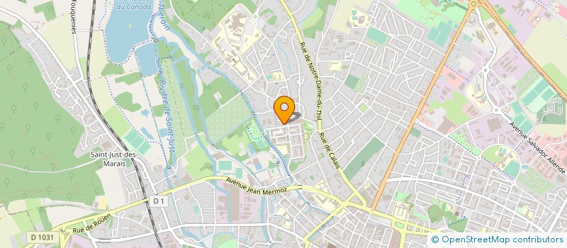 localisation de l'entreprise ASS DEVELOPPEMENT QUARTIER ST LUCIEN  BEAUVAIS