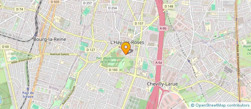 localisation de l'entreprise ASS DEVELOPPEMENT RECHERCHE THERAPEUTIQU à L'HAY-LES-ROSES