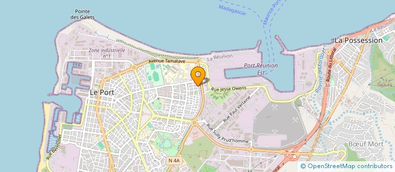 localisation de l'entreprise ASS. DEVELOPPEMENT REUNIONNAIS à LE PORT