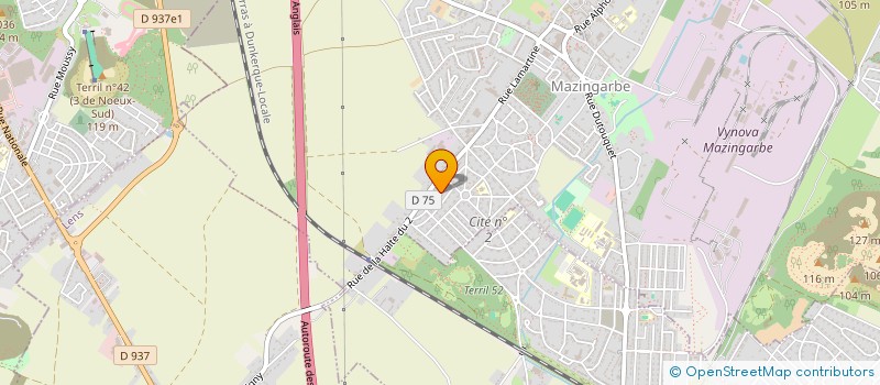 localisation de l'entreprise ASS DEVELOPPEMENT SOCIAL DU SECTEUR 5  MAZINGARBE