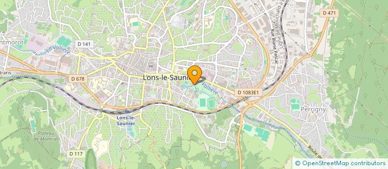 localisation de l'entreprise ASS DEVELOPPEMENT THERMALISME à LONS LE SAUNIER