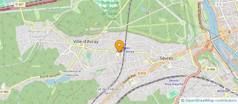 localisation de l'entreprise ASS DEVELOPPEMENT VEHICULES ECONOMES VILLE D AVRAY à VILLE-D'AVRAY