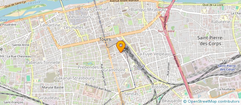 localisation de l'entreprise ASS DEVELOPPEMT ENSEIGNEMENT CATHOLIQUE à TOURS