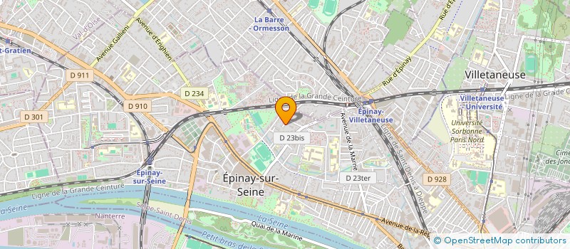 localisation de l'entreprise ASS DEVELOPT ECHANGE INFORMATIO OUVRIERE à EPINAY-SUR-SEINE