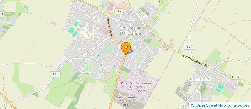 localisation de l'entreprise ASS DEVELOPT ENSEIGN MUSICAL  DOUVRES-LA-DELIVRANDE