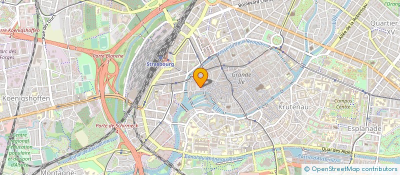 localisation de l'entreprise ASS DEVELOPT EXPR ARTIST CONTEMPORAINES à STRASBOURG