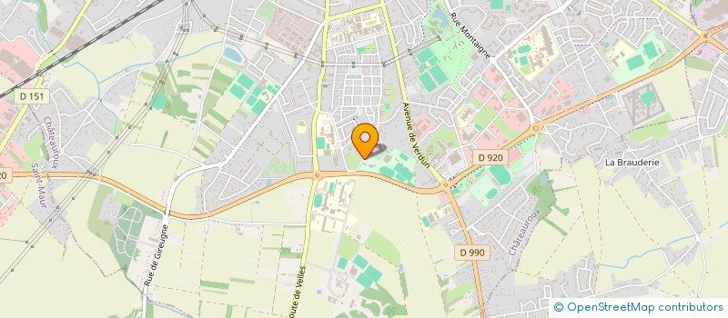 localisation de l'entreprise ASS DEVELP EMPLOI SPORT LOISIRS INDRE à CHATEAUROUX