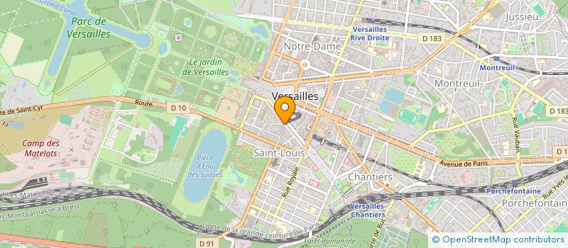 localisation de l'entreprise ASS DEVLOPMT MUSIQUE ARTS CONS NAT REG à VERSAILLES