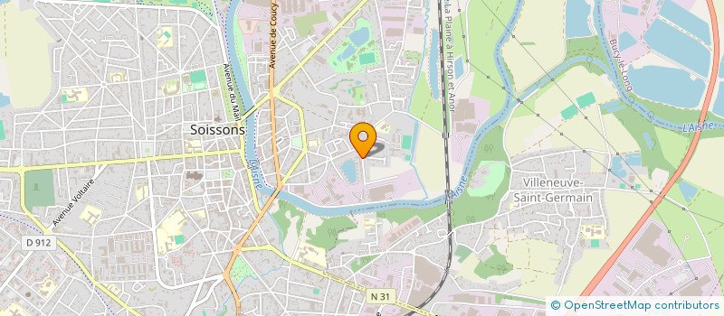 localisation de l'entreprise ASS DIACONAT EGLISE CHRETIENNE SOISSONS à SOISSONS