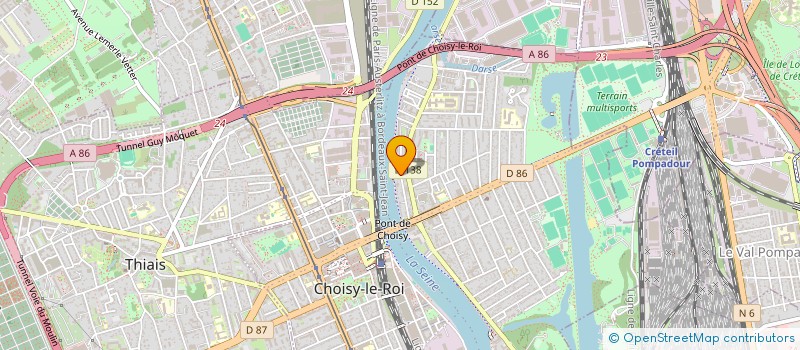 localisation de l'entreprise ASS DIACONIE APOSTOLIQUE à CHOISY-LE-ROI